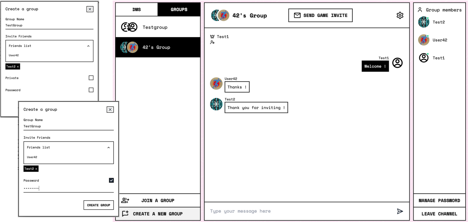 Group creation Group creation